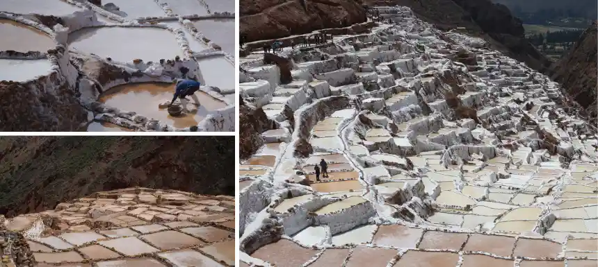 Galería de fotos de las salineras en Maras